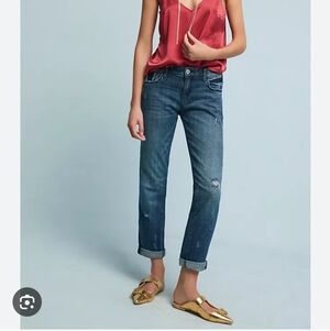 Pilcro Slim Boyfriend Crop Jeans Size 27